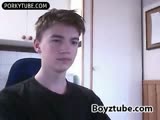 Danish 18 years teen boy and cock show on webcam